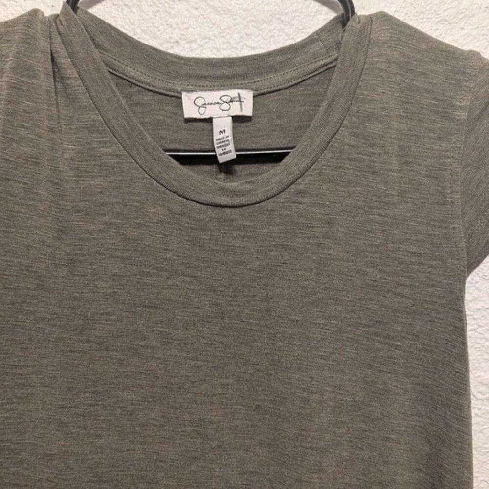Green Jessica Simpson t-shirt dressed